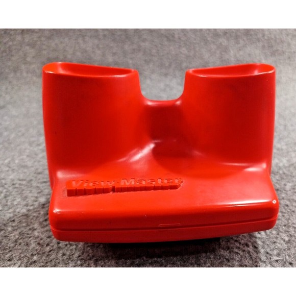 Vintage GAF View-Master Red Viewer w/ Orange Lever + Backyardigans Dics - Picture 11 of 11